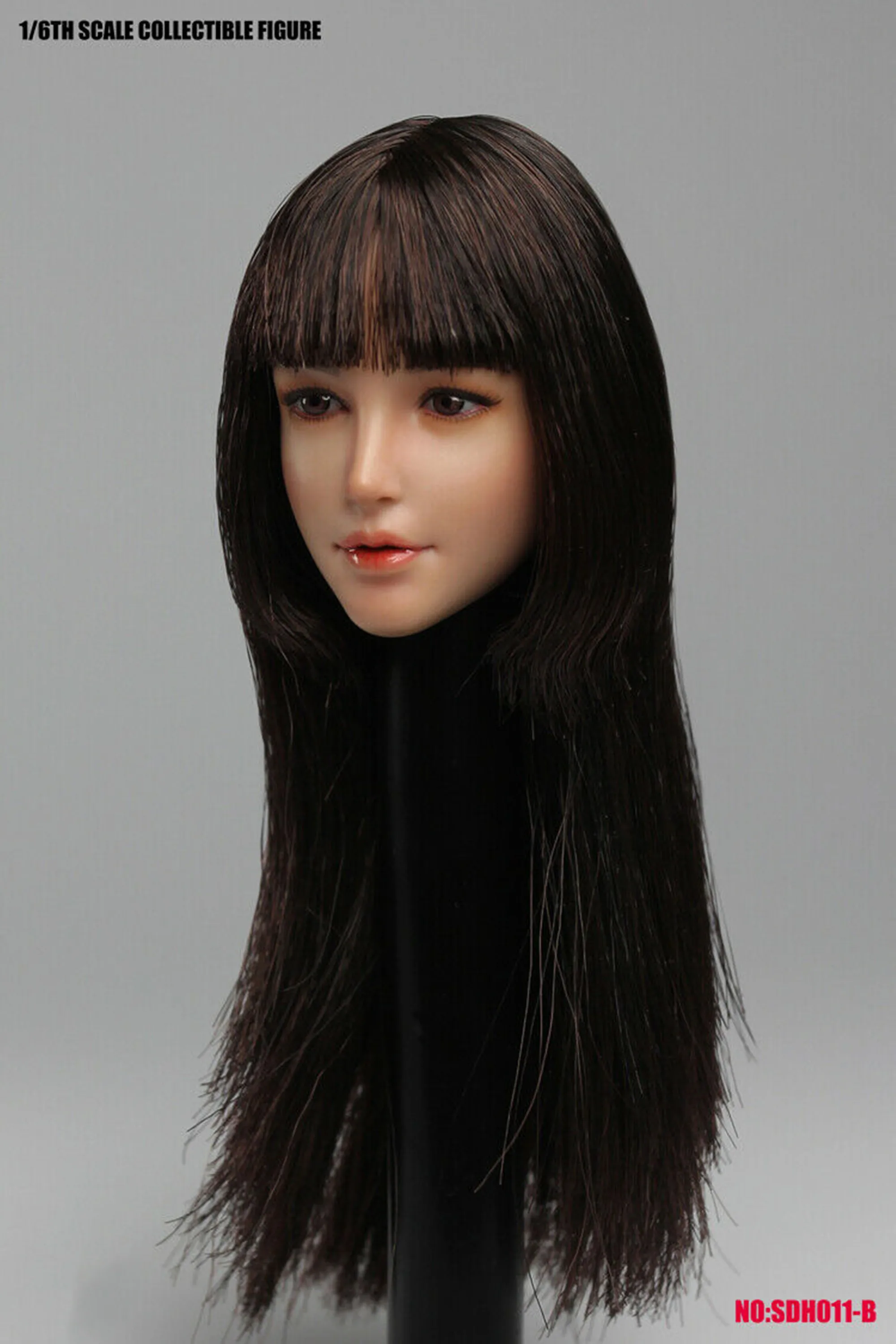 

1/6 Супер утка SDH011B, форма азиатской девушки с длинными коричневыми волосами, подходит для 12-дюймовой женской фотоигрушки, красивая резьба по ...