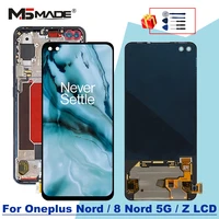 6 44 for oneplus nord lcd ac2001 touch screen digitizer display replacement parts for oneplus 8 nord 5g oneplus z lcd display