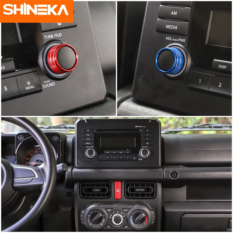 SHINEKA интерьер автомобиля аудио руководство Кондиционер кнопка включения ручка