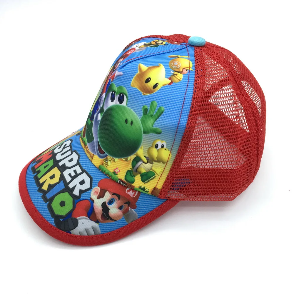 Милый водопроводчик Марио Детская Повседневная летняя шляпа от солнца