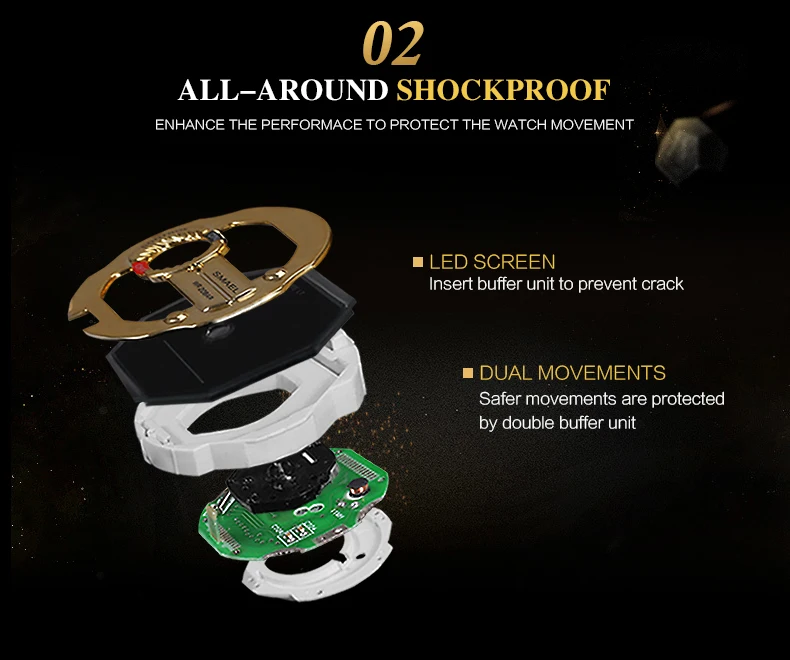 Новинка г стиль Мужские Военные Спортивные часы водонепроницаемый светодиодный цифровые мужские наручные часы ручной часы Relogio Masculino Montre Homme