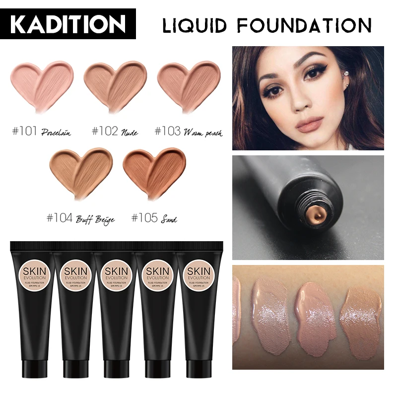 KADITION цветной макияж для лица консилер контроля жирности гладкий прессованный