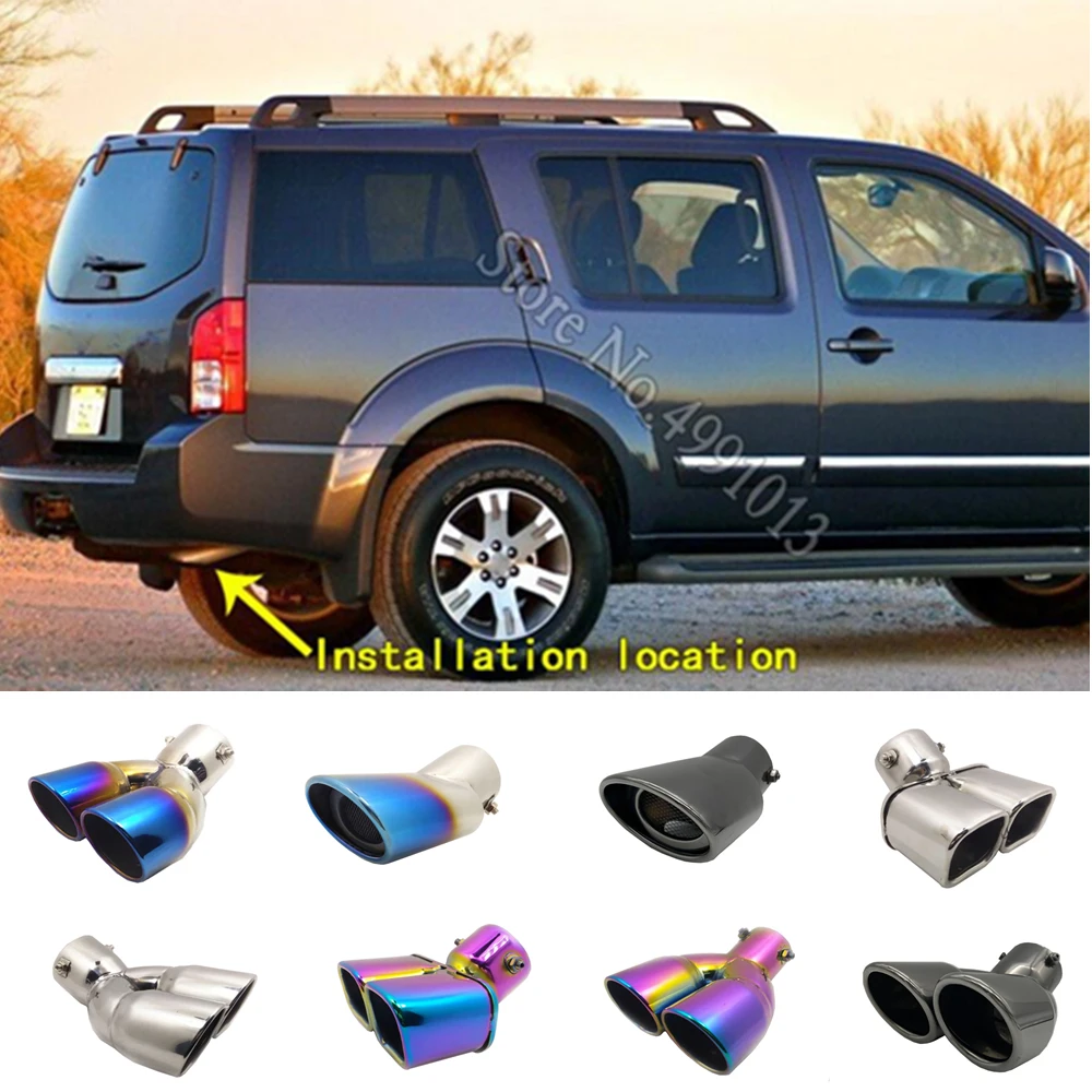 

Наклейки на глушитель для Nissan Pathfinder 2005-2012, 1 шт.