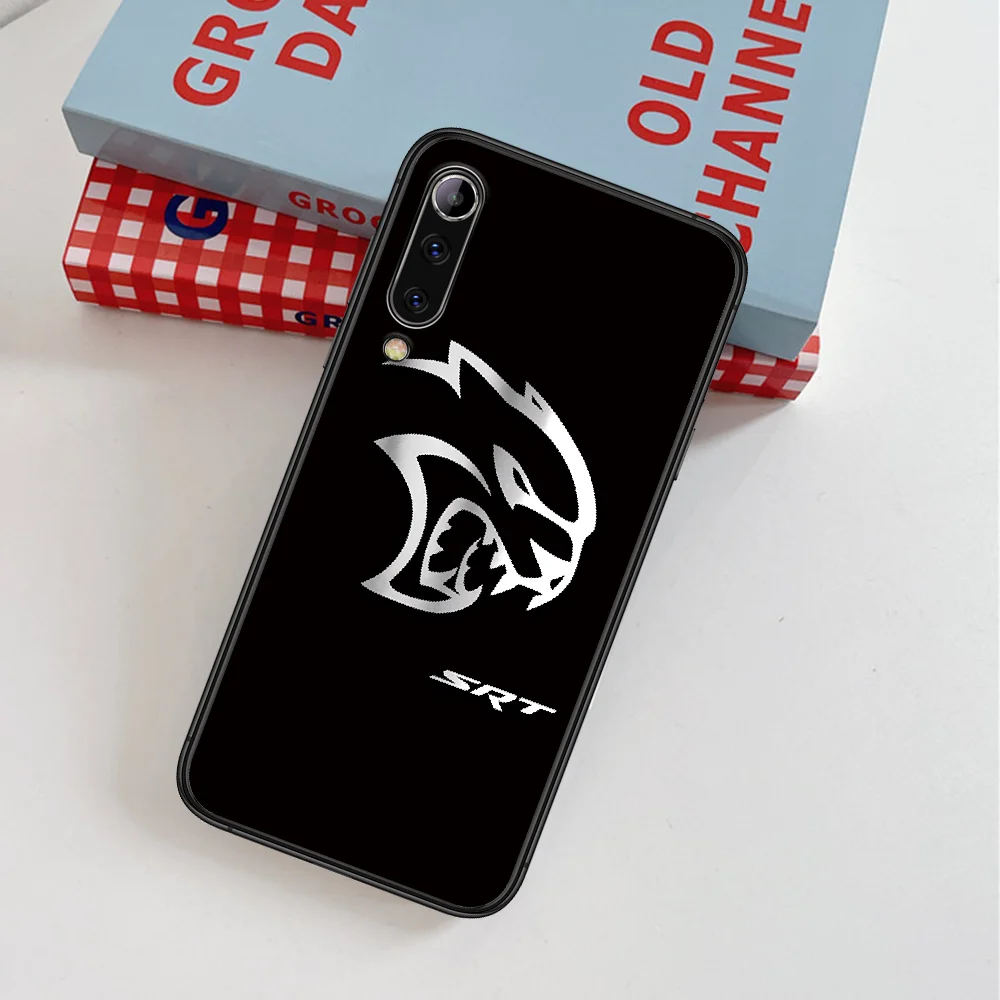 

Dodge Challenger SRT Sport Car Phone Case For Xiaomi Mi Note 10 A3 9 MAX 3 A2 8 9 Lite Pro Ultra black Shell Fashion Cover