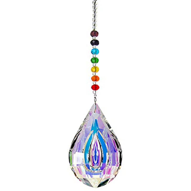 

Sun Catcher Feng Shui Crystals Window Large Ab Drop Prism Home Decoration