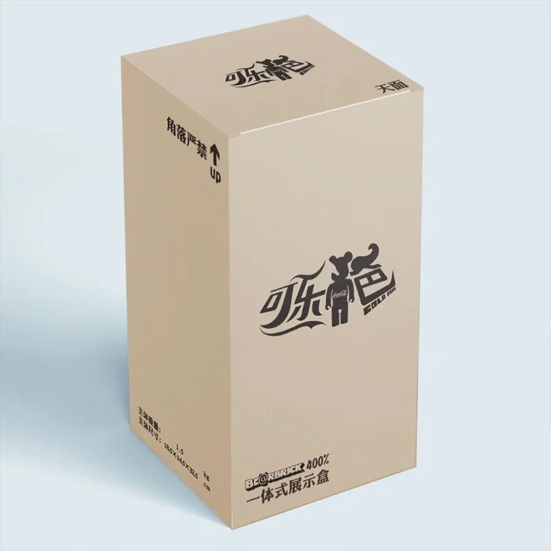 

PETCO Bearbrick 400% one-piece transparent thick acrylic display box, only the box does not contain bears