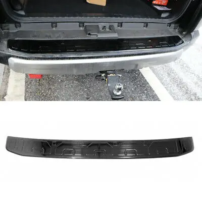 

Black Outer Rear Bumper Protector Sill Plate Cover For Toyota 4Runner 2014-2021