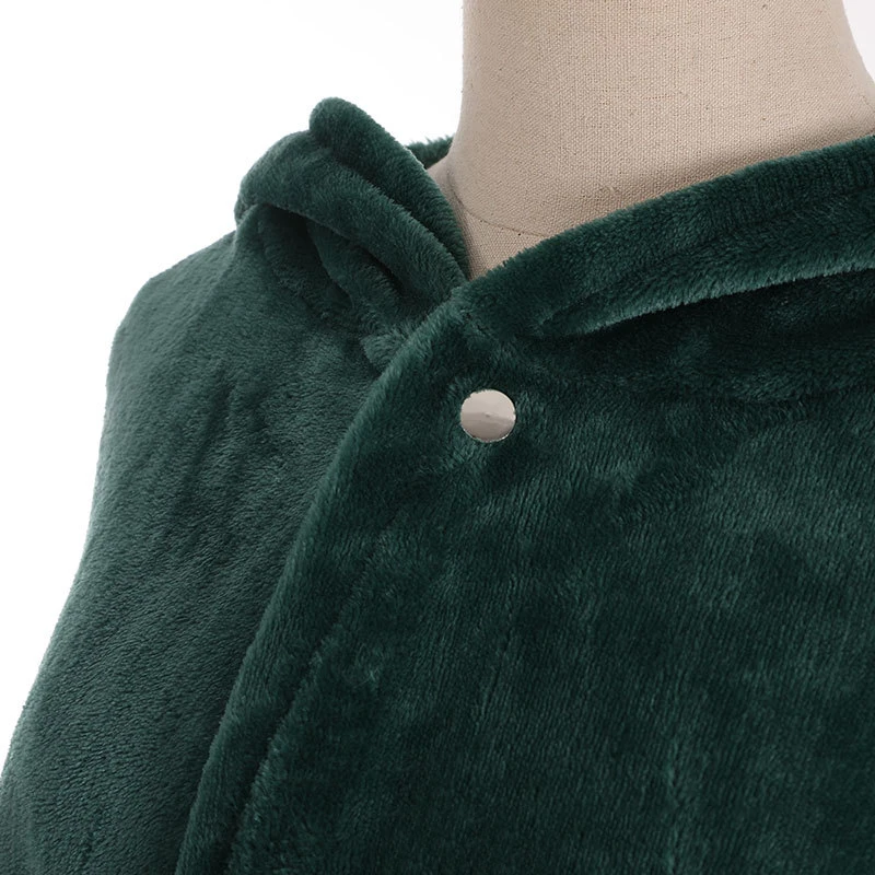 Плащ из фланели с капюшоном для косплея атака на Титанов