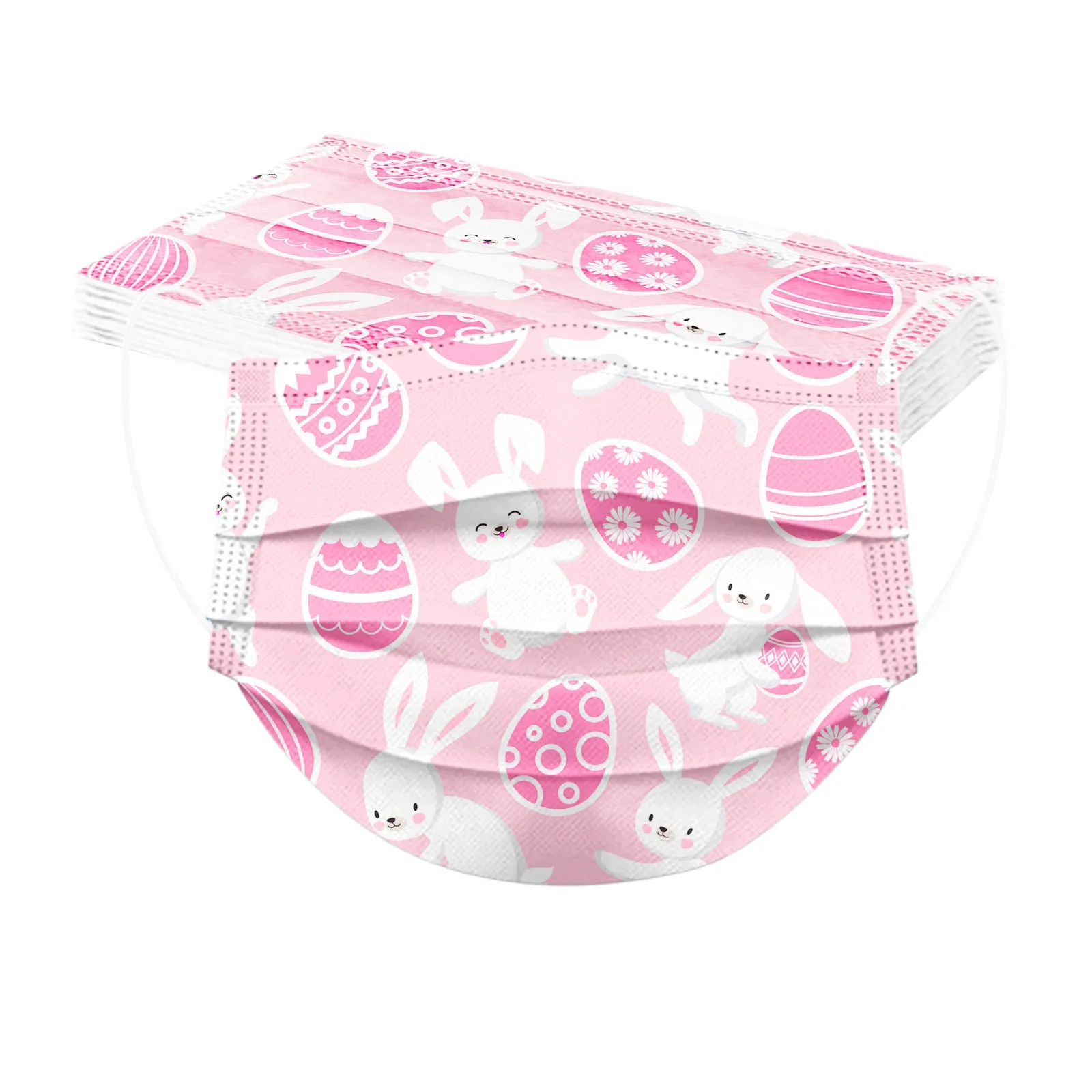 10 шт. пасхальные Смешные одноразовые маски для лица в виде кролика - купить по