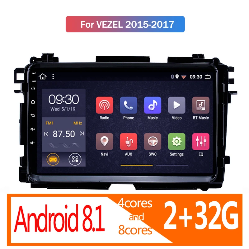 Android 2G + 32G автомобильное радио для Honda Vezel 2015 2016 2017 Авторадио coche стерео Авто Аудио