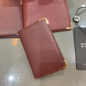 luxury brand mens leather small card bag classic series multi card position fashion casual light leather business card bag free global shipping