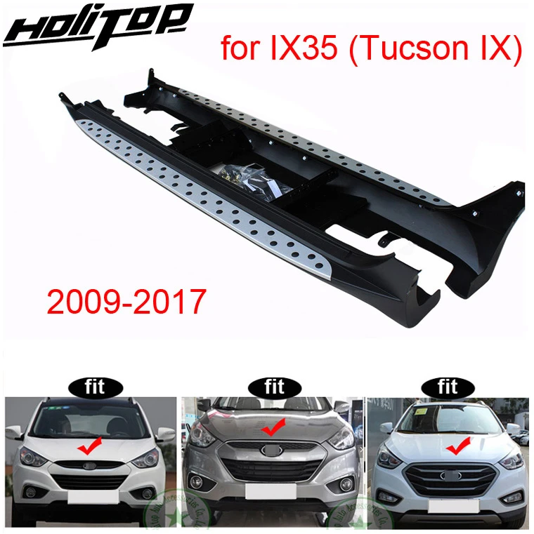 Беговые доски боковая ступенчатая штанга для Hyundai IX35(Tucson IX) 2009 2017 г. магазин HITOP 5