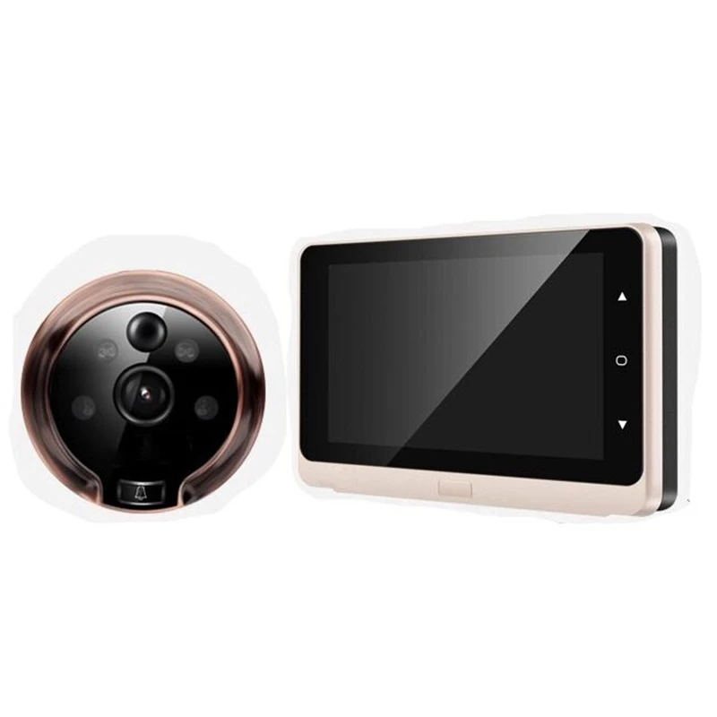 

5 Inches 720P Doorbell Viewer Digital Door Peephole Viewer Camera Door Eye Video Record Wide Angle 160°