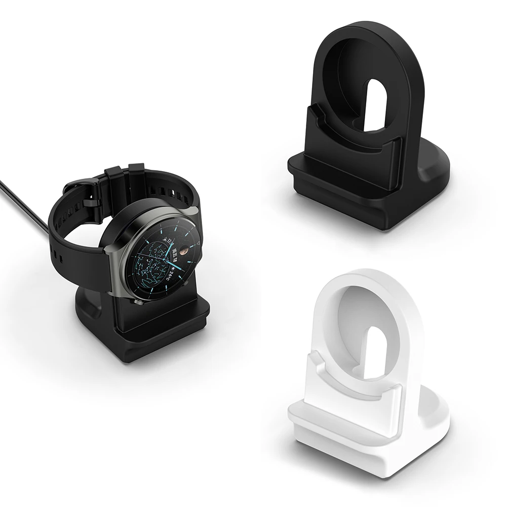 Silicone Charge Stand Station Dock for Huawei Watch GT 3/GT Runner Charger Bracket Portable Desktop Charging Holder