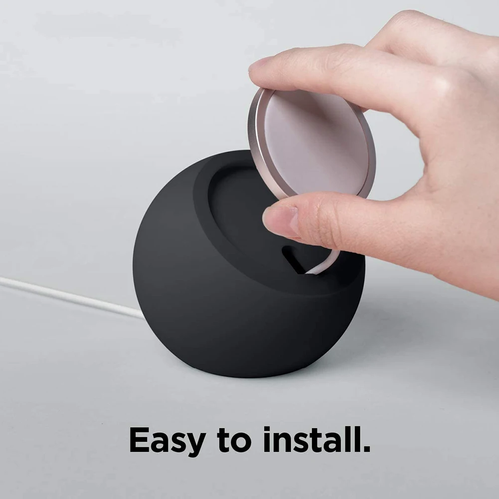 magnetic wireless charger stand holder iphone 1312 pro max mini silicone ball shape charging dock station base for magsafe free global shipping