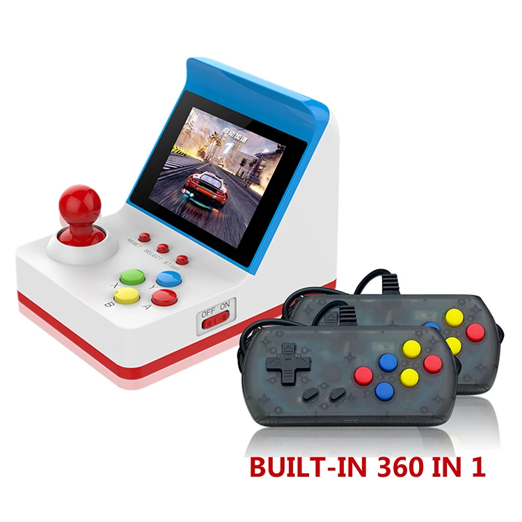 HANHIBR ретро мини-аркадная портативная двойная игровая консоль 8-битная встроенная