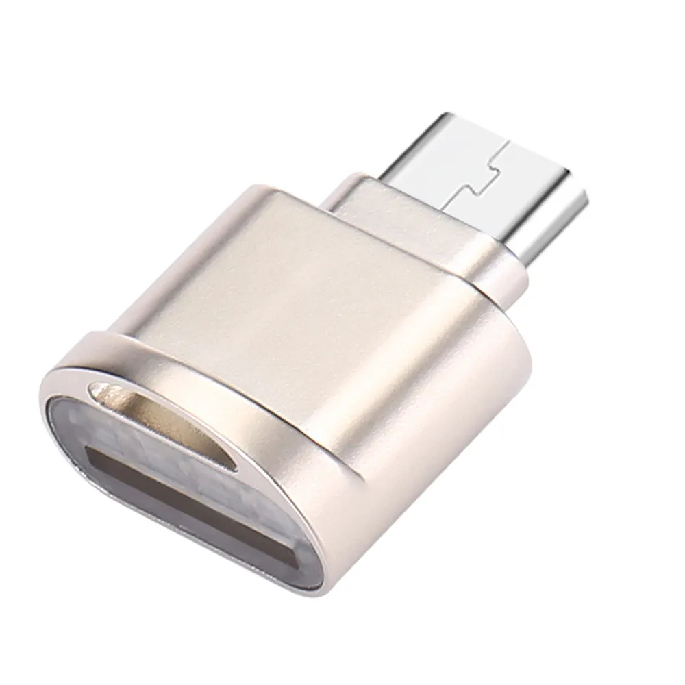 Micro usb 2,0 type c otg телефон мини-адаптер для чтения карт памяти алюминиевый кардридер для micro SD/TF microsd ноутбука
