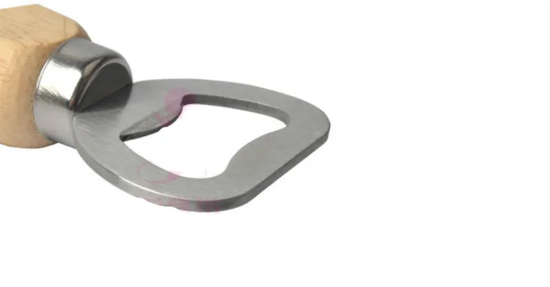 Ручка из резины и дерева открывалка для бутылок с пивом подарок жениха на свадьбу