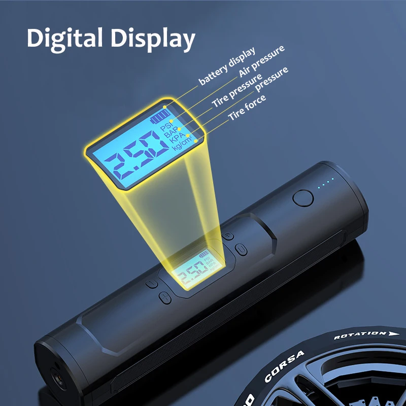 Портативный воздушный компрессор ручной мини насос для мячей велосипедов