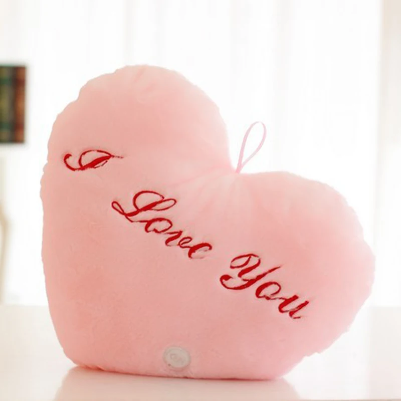 Подушка в форме сердца 36 х30 см 1 шт. | Дом и сад