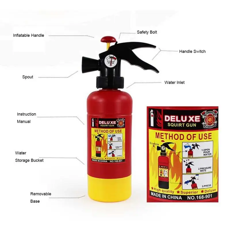 Портативный летний Огнетушитель с имитацией морской защиты водяной пистолет