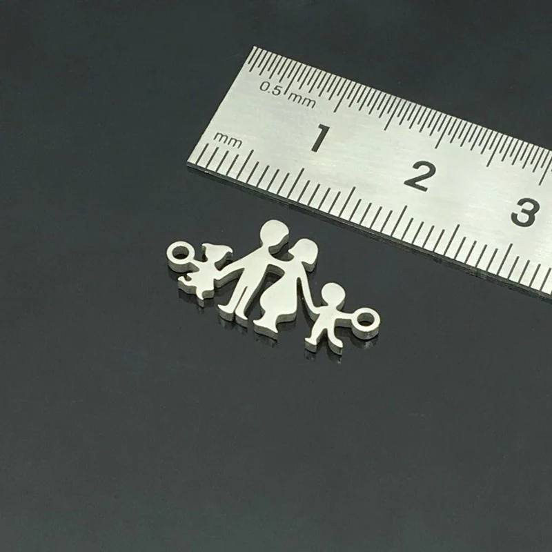 Подвески из нержавеющей стали для браслетов и ожерелий 12 х20 мм 10 шт./лот |