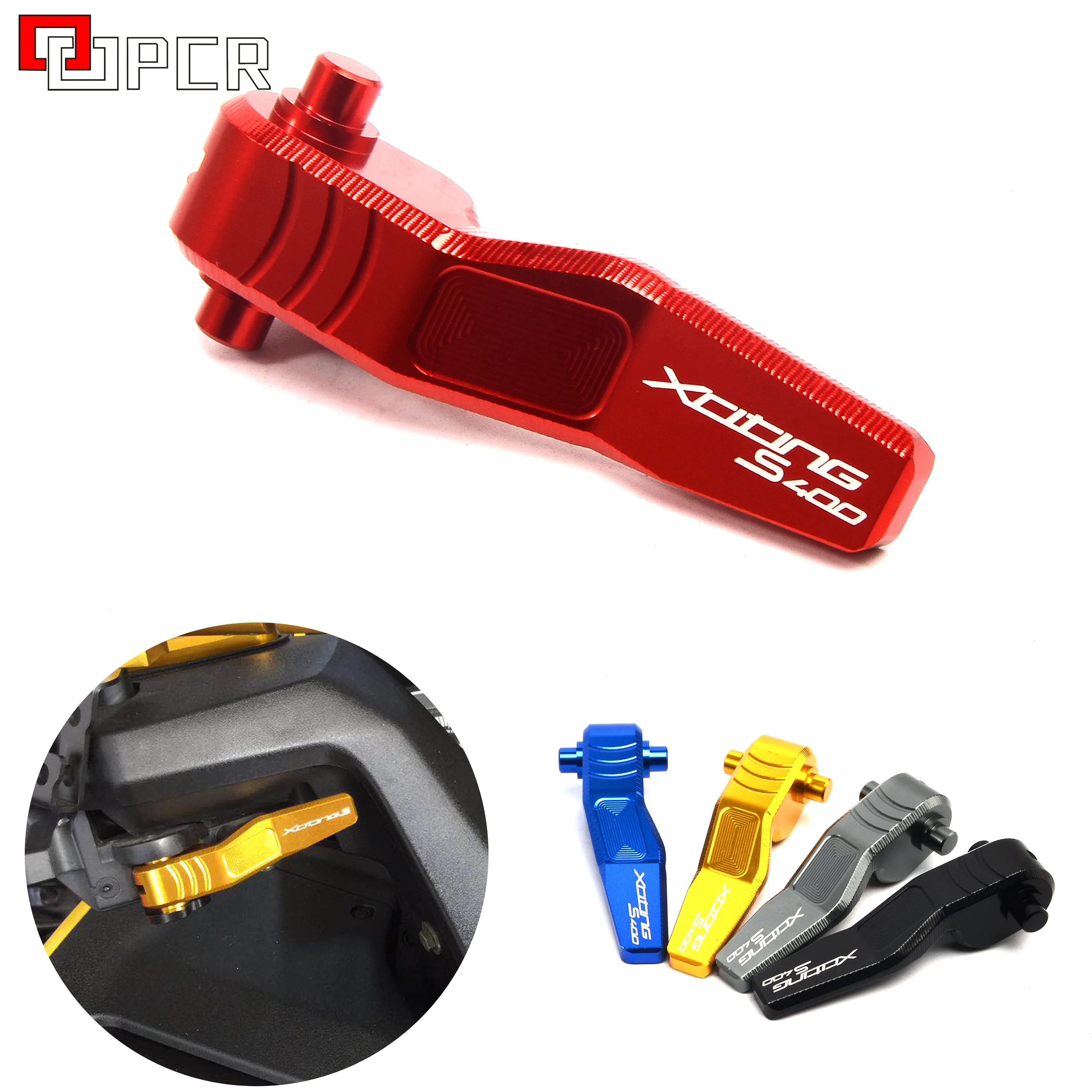 Для KYMCO Xciting s400 400s XCITINGS400 2017 2020 красный Титан Черный Золотой Цвет CNC аксессуары для