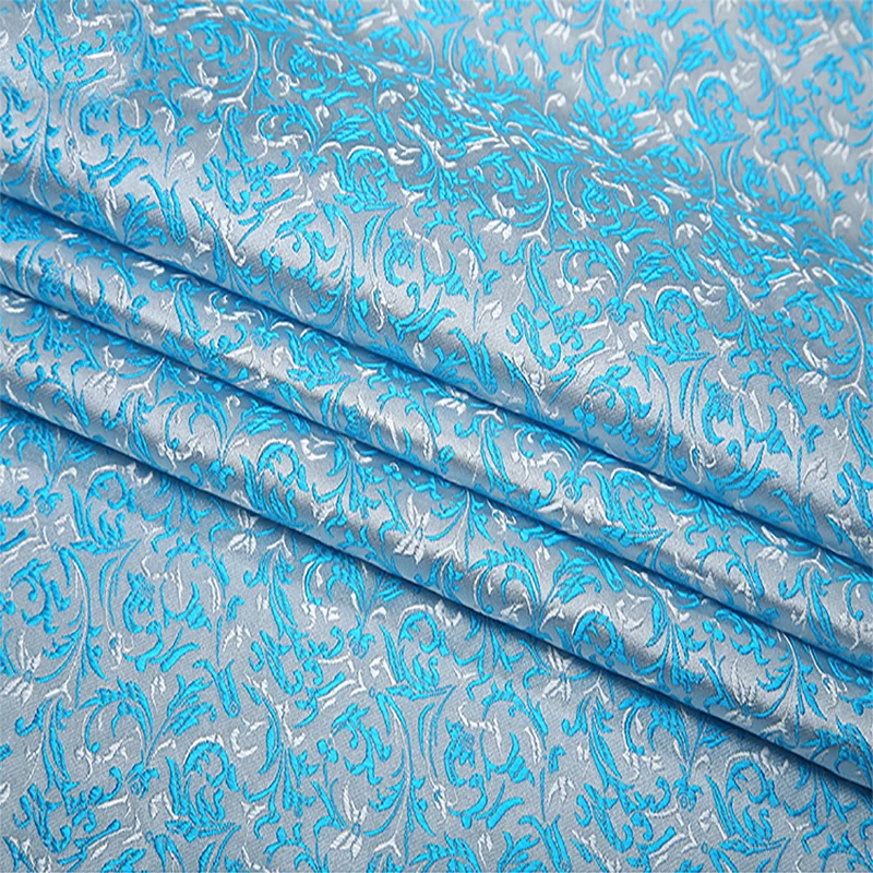 Ткань жаккардовая 75x50 см дамасский шелк сатин парча для костюма обивки мебели