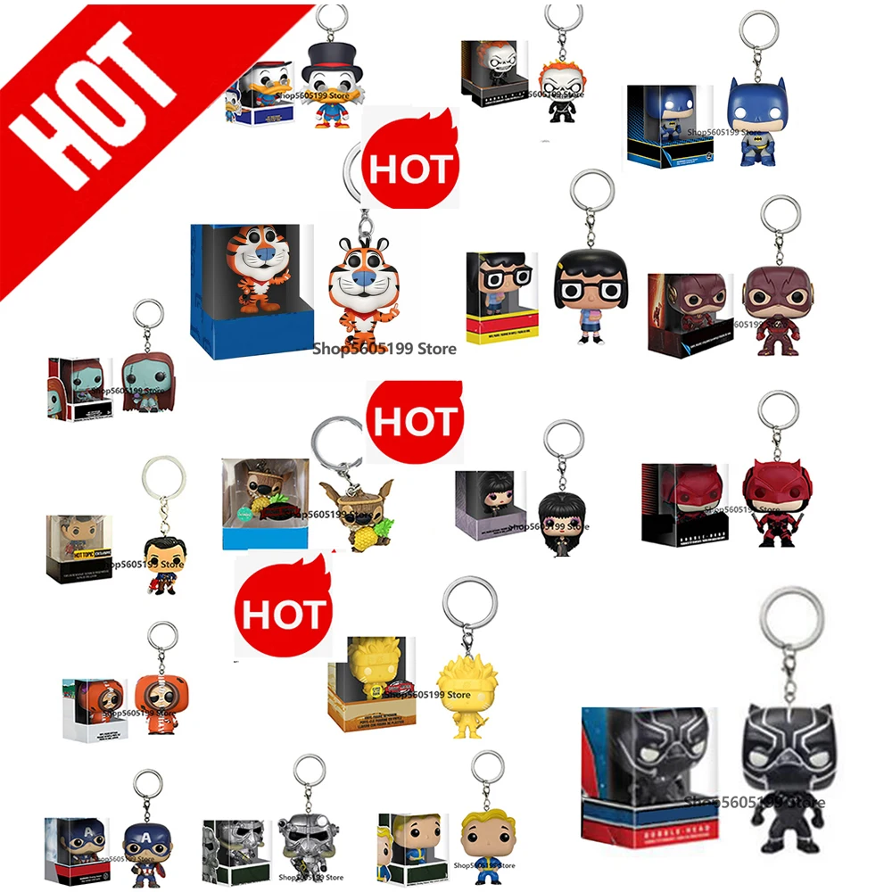 Поп Брелок черный пантера Салли Леви FORKY Venom с коробкой виниловые фигурки игрушки