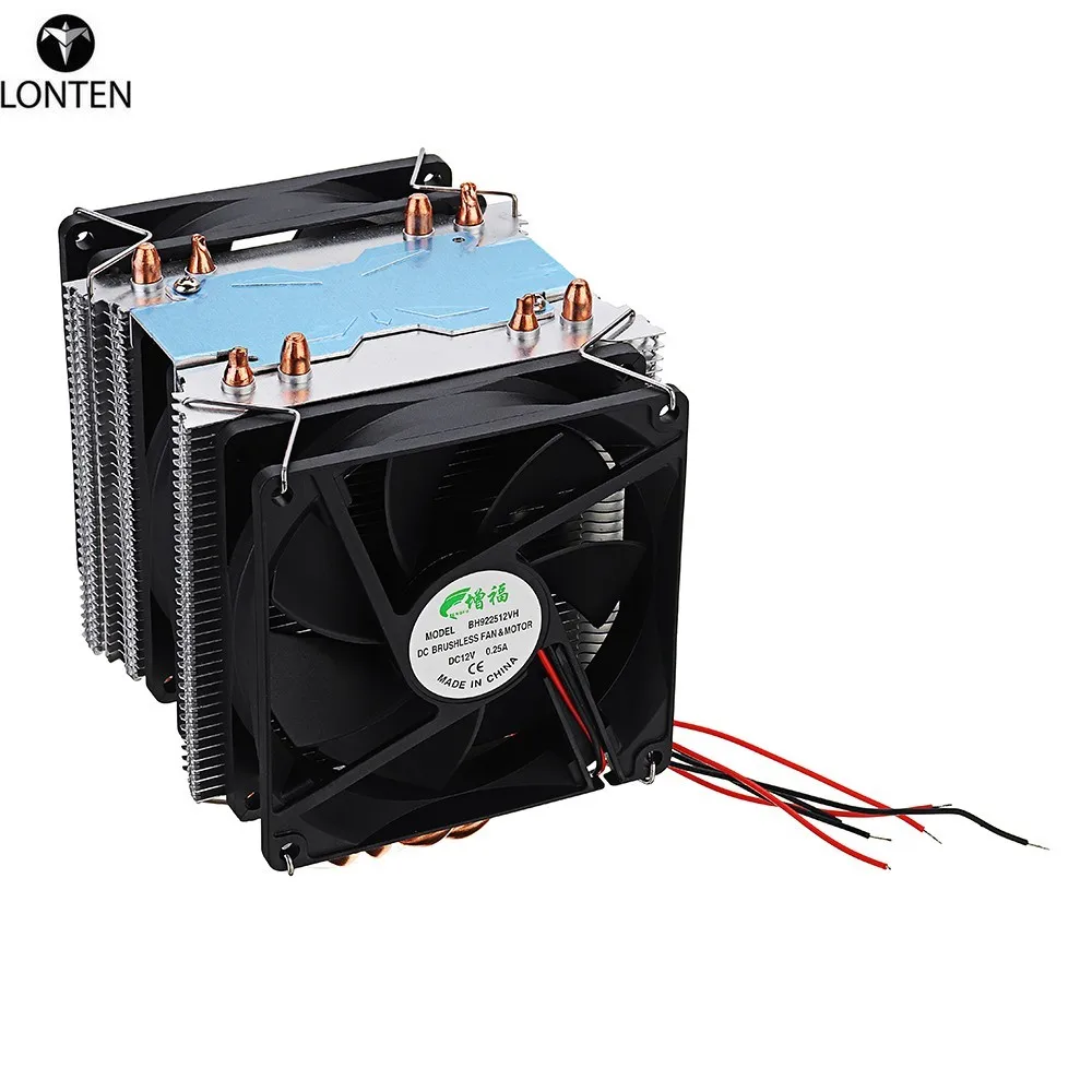 

Lonten NEW DIY Four Copper Tube Semiconductor Refrigeration Fish Tank Cooling Refrigerator With Power Supply