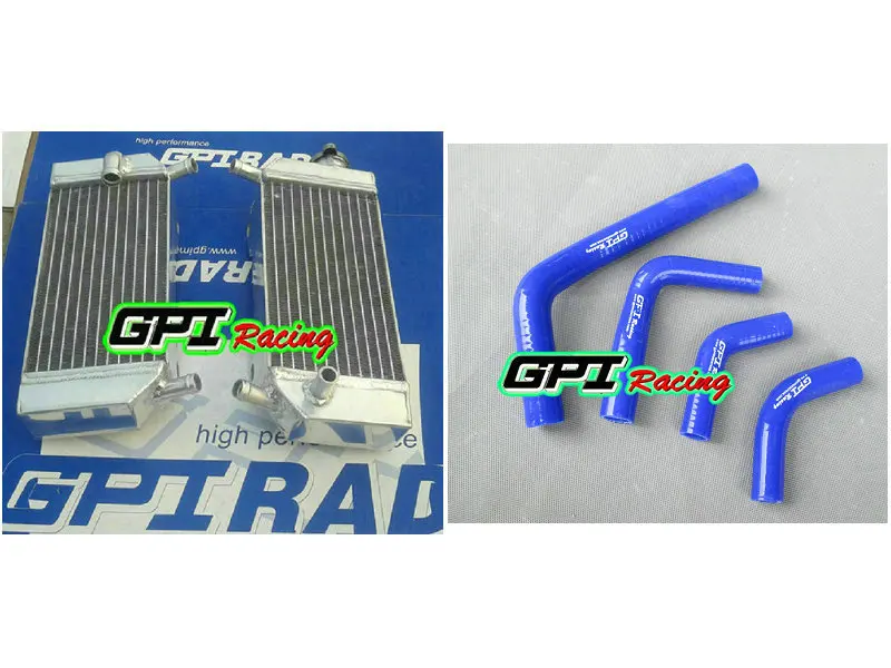 Aluminum radiator + HOSE FOR Honda CRF250R CRF250X CRF 250R 250X 04-09 05 06 07 08 |