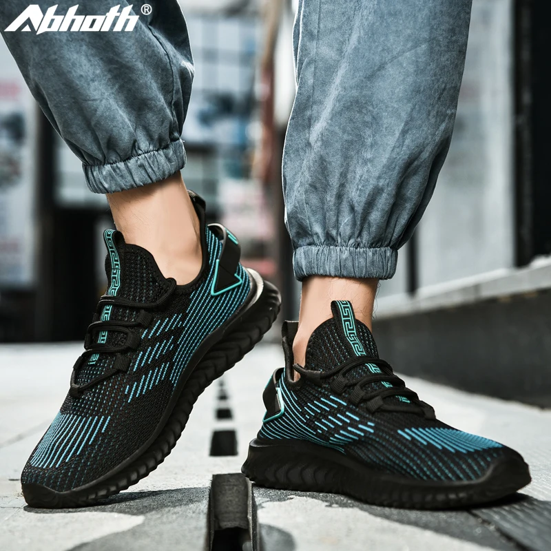 

Abhoth Casual Shoes Men Sneakers Comfort Light Mesh Breathable Men Shock Absorption Non-slip Zapatillas Hombre Sport Shoes 39-48