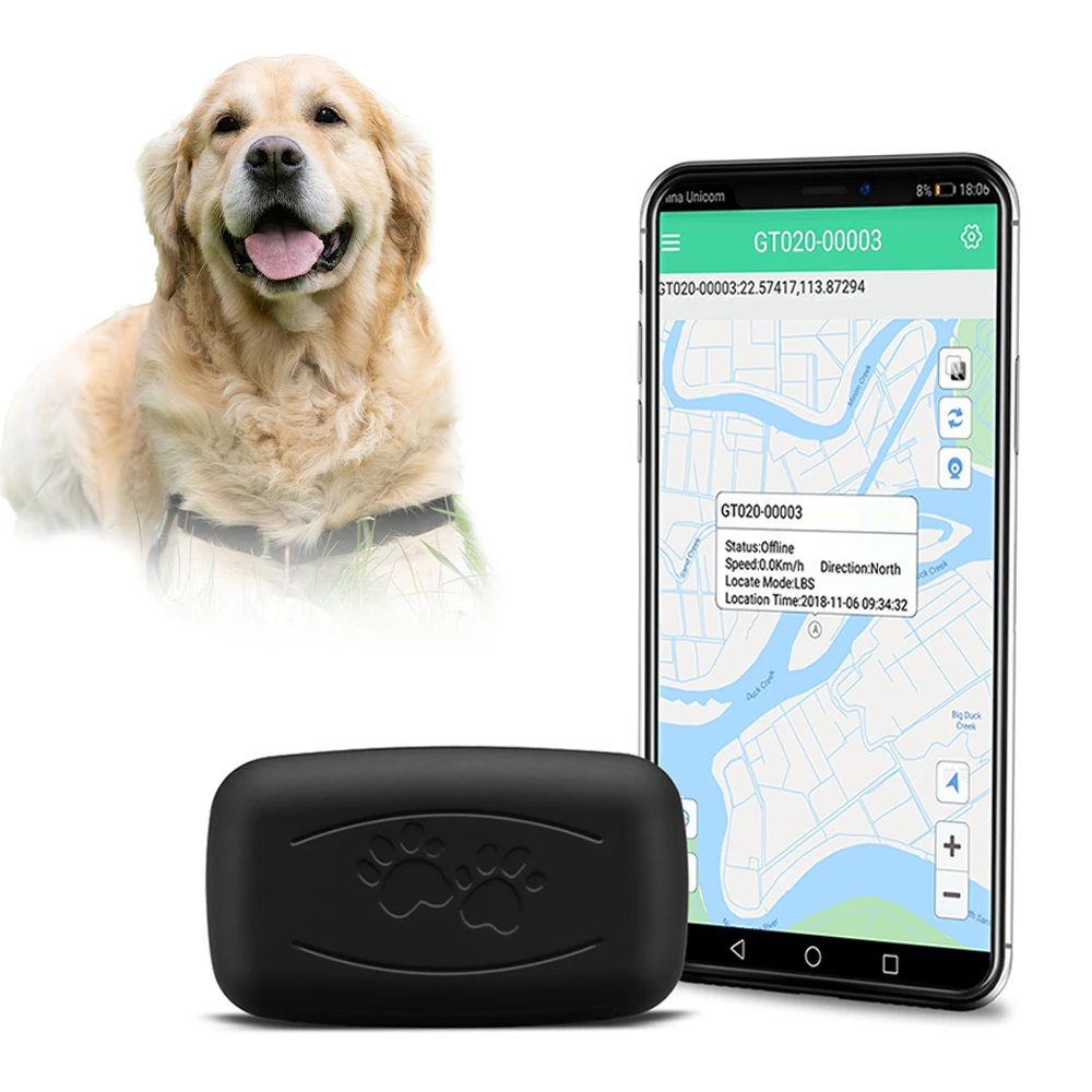 

GPS-трекер для домашних животных, умный GPS-трекер для собак, 2G, управление через приложение, водонепроницаемый IP67, для домашних животных, собак...