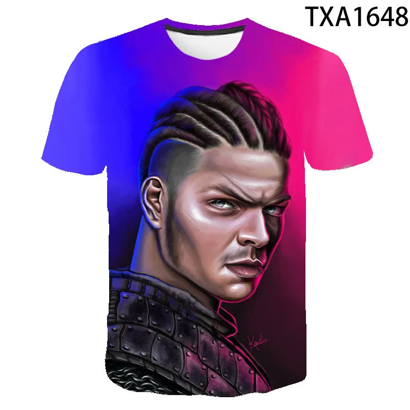 

2020 New Summer Viking 3D T shirt Boy Girl Kids Fashion Casual Streetwear Men Women Children Printed T-shirt Cool Tops Tee