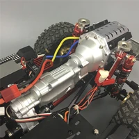 for axial scx10 ii ax90046 simulation model car heavy duty replacement metal two speed v8 engine gearbox