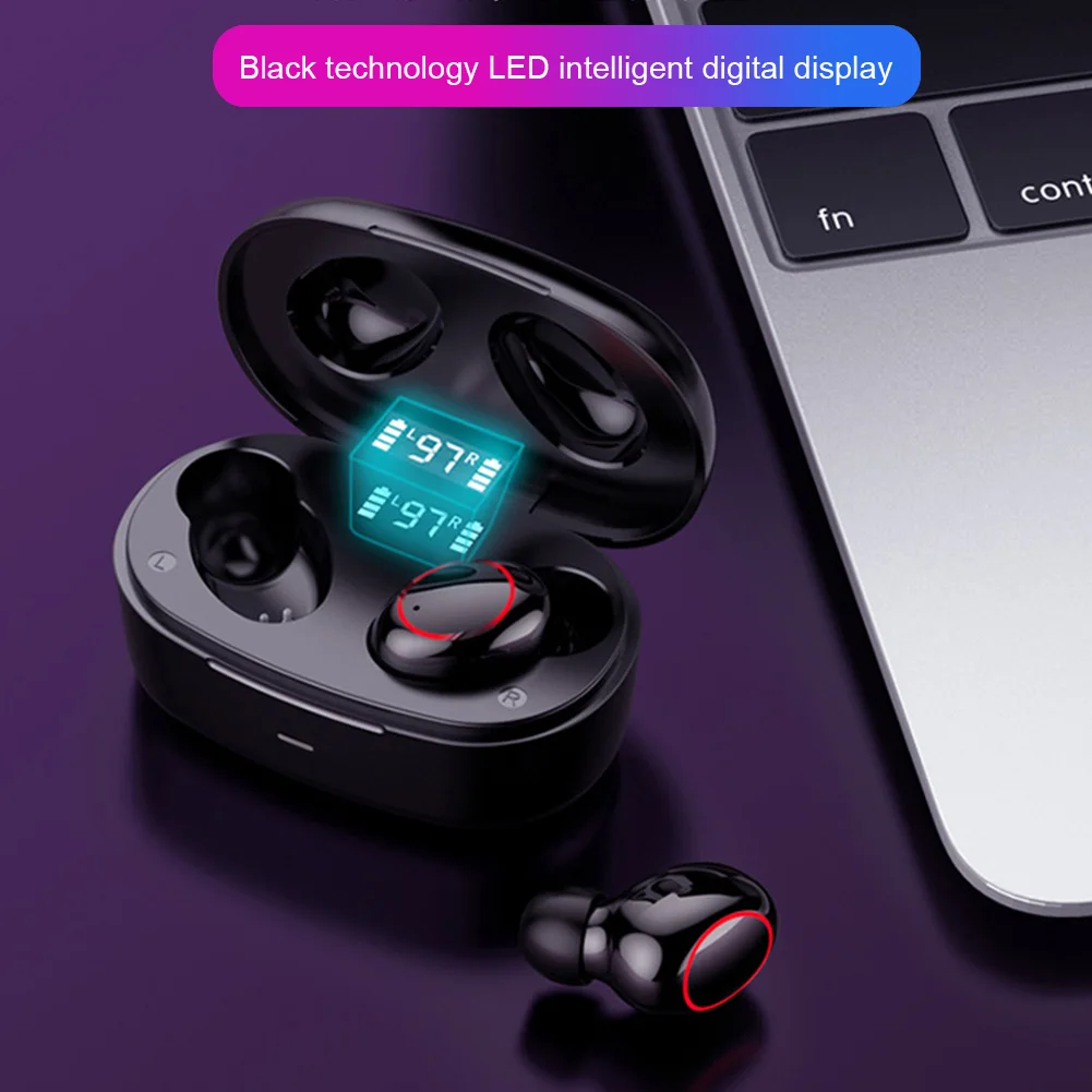 TWS беспроводные наушники Bluetooth 5 1 с 4 наушниками 3D стерео спортивные бизнес