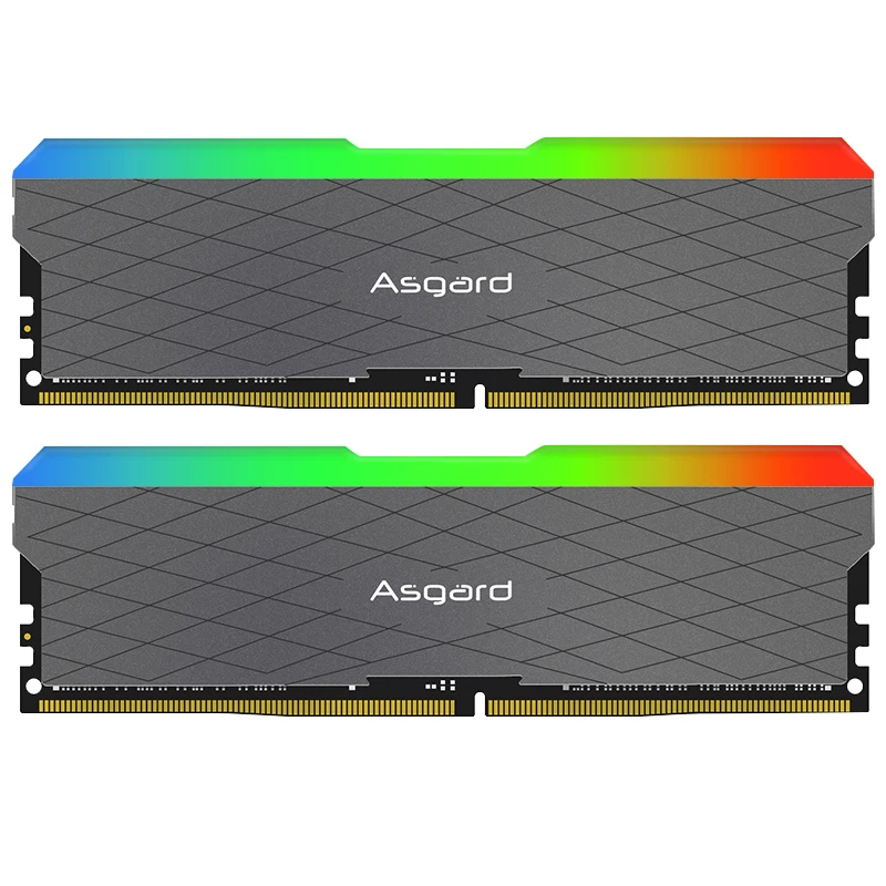 Оперативная память Asgard DDR4 серии RGB Loki W2 ОЗУ 32 Гб 16 x 2 шт. 3200 МГц DIMM настольная XMP