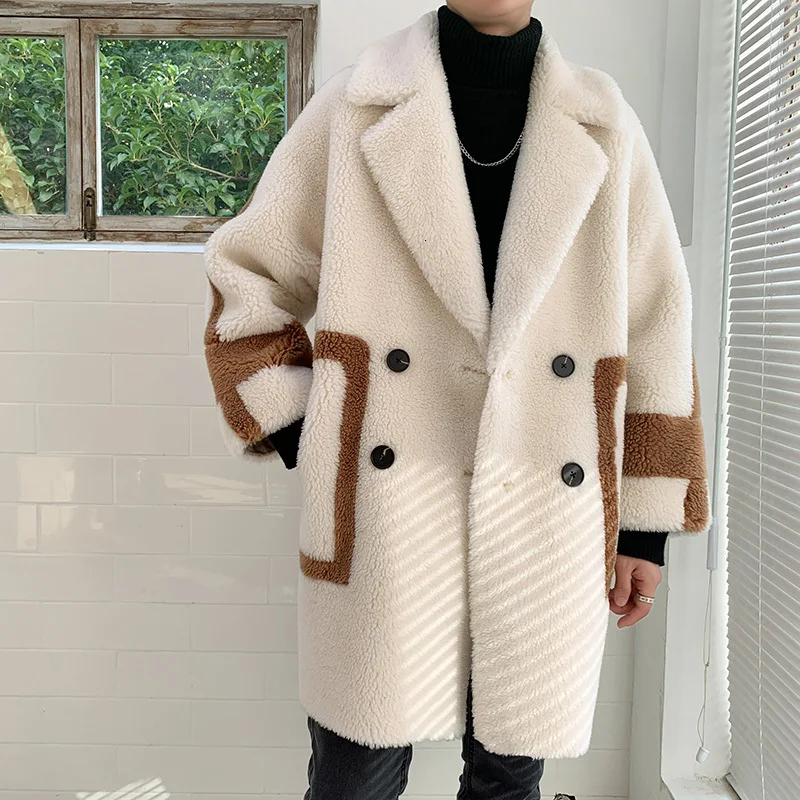 Осенняя верхняя одежда Плюшевые куртки chaqueta cuero hombre мужские Зимние флисовые