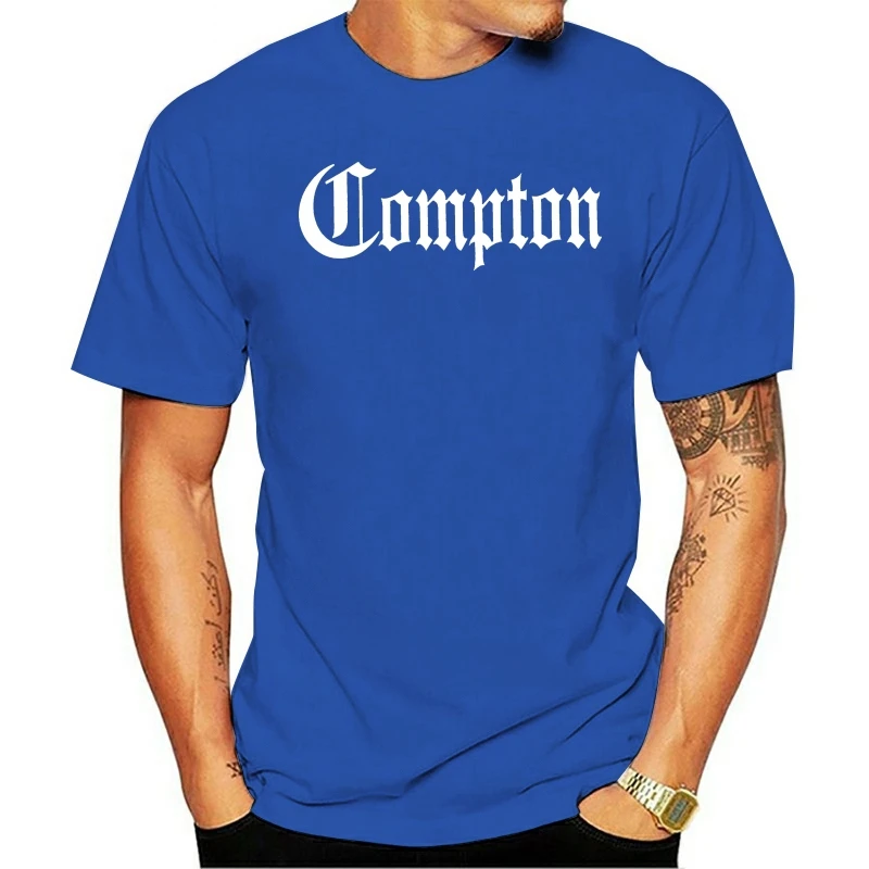 

2021 Fashion 100% Cotton O-neck T-shirt Compton California GOTHIC Eazy E NWA Dr