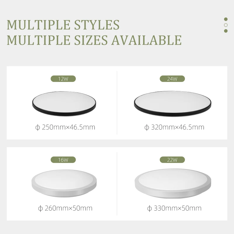 

led ceiling lights for living room 15/20/30/50/12/24W Ceiling Lamps Led Lamparas Lighting Fixtures For Home For Ceiling Indoor