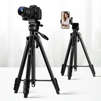 camera tripod 150cm60 inch for dslr with phone holder remotealuminium fluid head video selfie photography telescope tripod