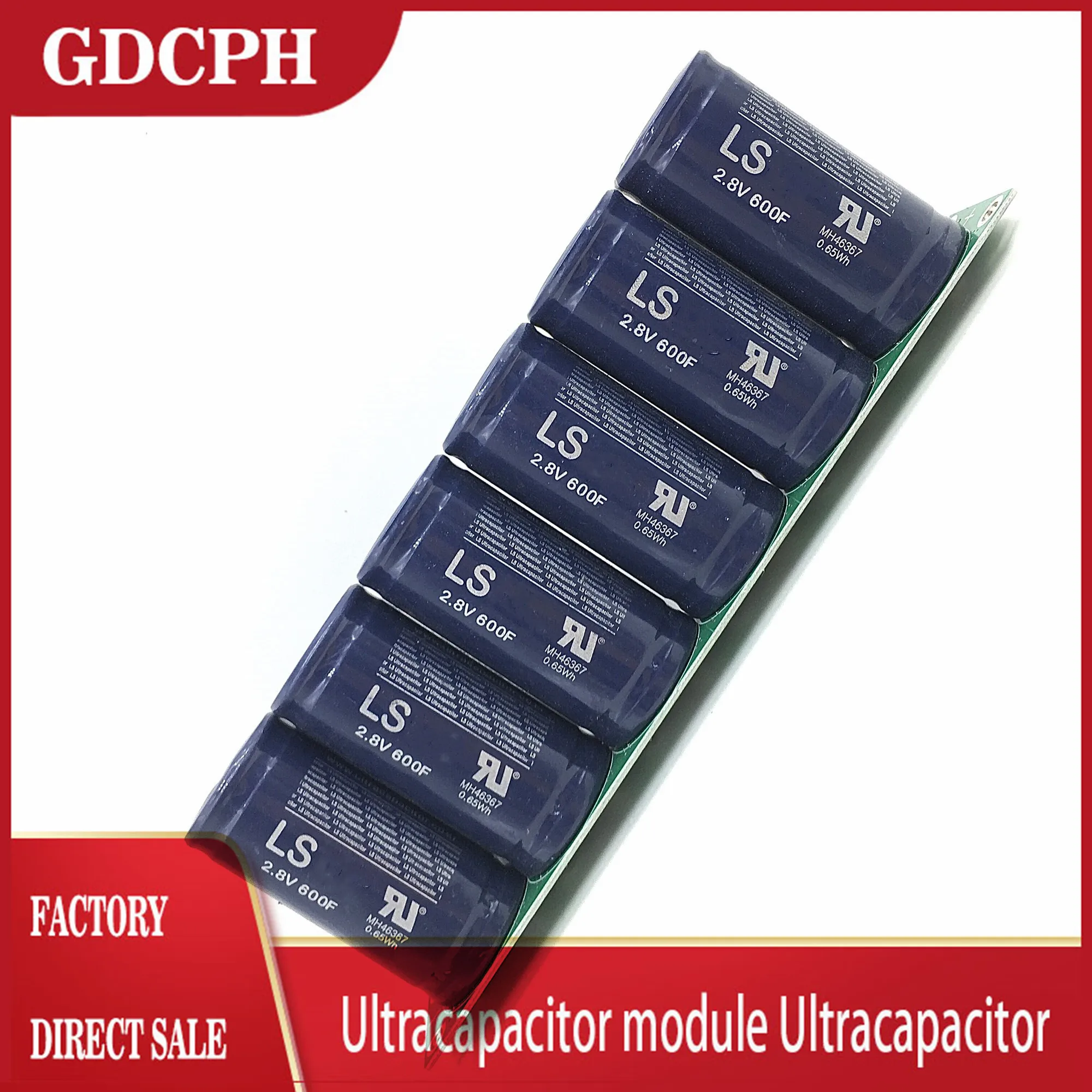 Farra Capacitor Auto rectifier 2.8V600F 72*35mm Flat pin Supercapacitor 16V100F Large capacity module 16V83F | Электронные