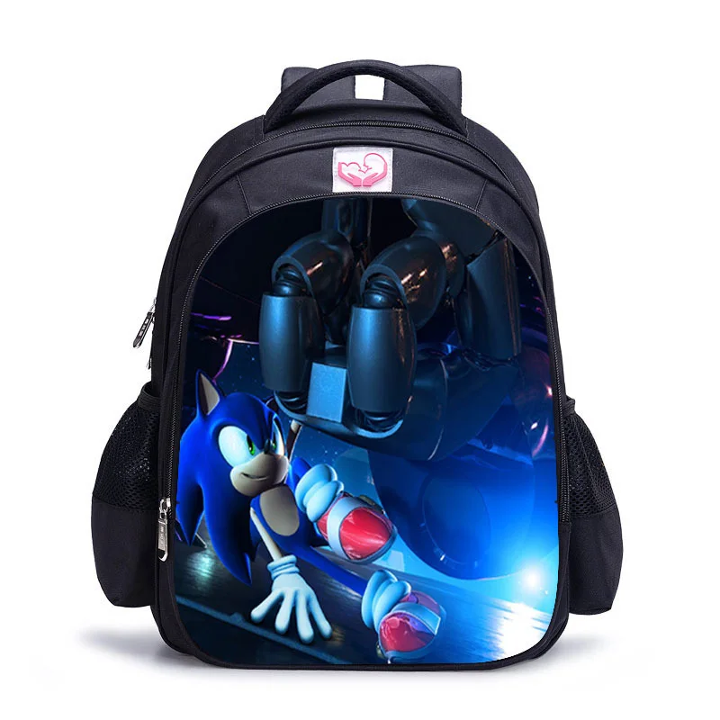 Аниме Sac Dos 3D Соник Ежик 16 дюймов рюкзаки для школы подростков школьный рюкзак для девочек рюкзак KPOP для мужчин на молнии Bookbag