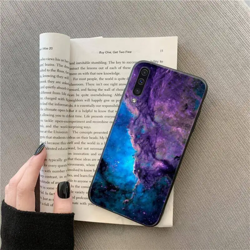 

space for galaxy universe Star Dark Phone Case For Samsung galaxy S 9 10 20 A 10 21 30 31 40 50 51 71 s note 20 j 4 2018 plus