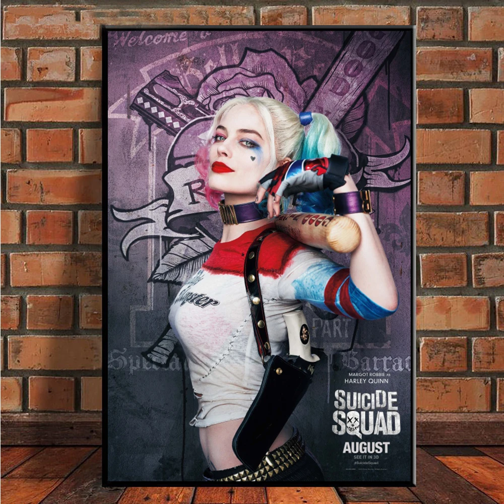 

Постеры с изображением персонажей клоуна, Картина на холсте, домашний декор, винтажное настенное искусство для украшения комнаты, салона, б...