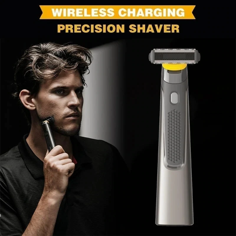 

2022 NEW MIni Wireless Rechargeable Precision Shaver Hair Trimmer Beard Trimmer Shaving Machine Electric Razor Men Dropshipping