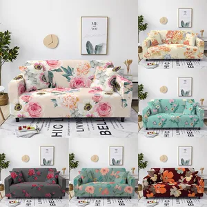 flower slipcovers sofa cover elastic sofa cover for living room corner couch cover furniture protector sofa towel 1234 seater free global shipping
