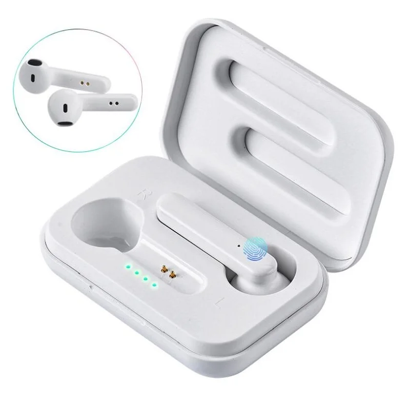 Наушники вкладыши TWS с HD качество звука Bluetooth наушники со светодиодными огнями