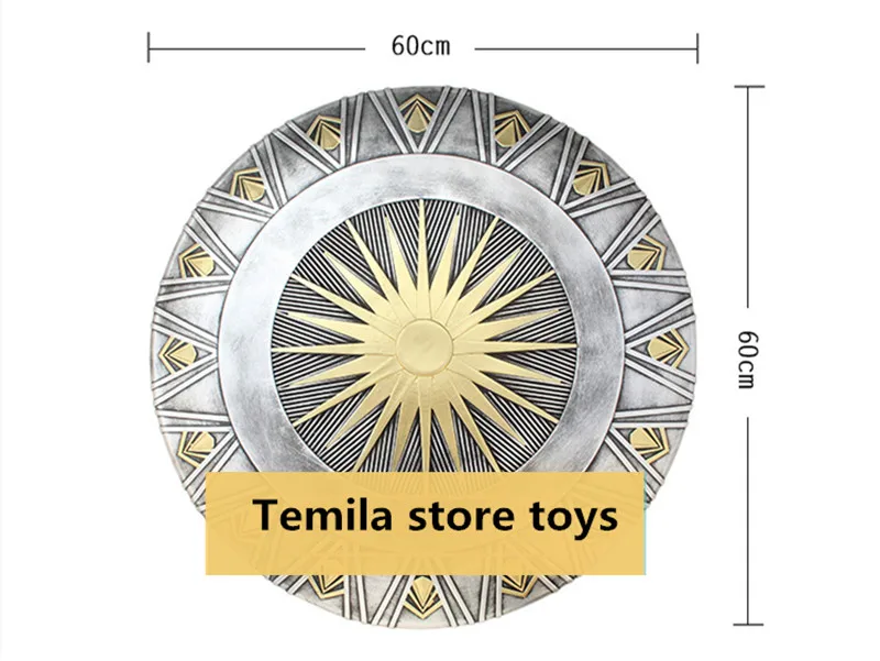 

[Funny] 1:1 Scale 60cm simulation Super hero Wonder Women Shield resin weapons model adult children cosplay toy collection gift