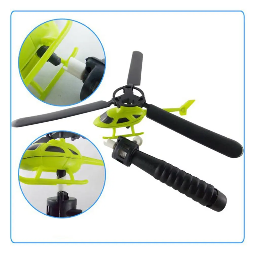 

3pcs Pull Line Flying Airplane Children Pull Line Small Airplane Creative Diy Toy Plastic Pull Line Aircraft